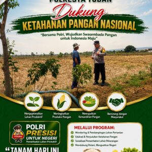 Bhabinkamtibmas Desa Margorejo Dampingi Petani Olah Lahan Pertanian