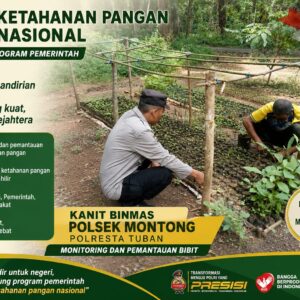 Polsek Montong Polresta Tuban Turun Cek Tanaman jagung Warga di Desa Pucangan