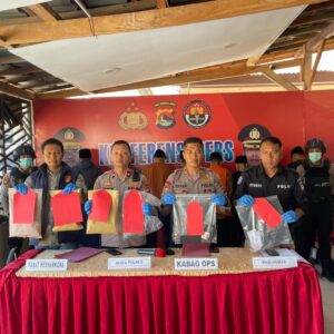 POLRES DOMPU UNGKAP 6 KASUS NARKOTIKA SELAMA OPS ANTIK RINJANI 2026