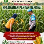 Polsek Soko Polresta Tuban Turun Langsung Cek Tanaman Jagung Warga