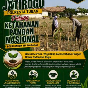 Dukung Asta Cita, Polsek Jatirogo Turun Langsung Pantau Ladang Jagung Warga Desa Dingil