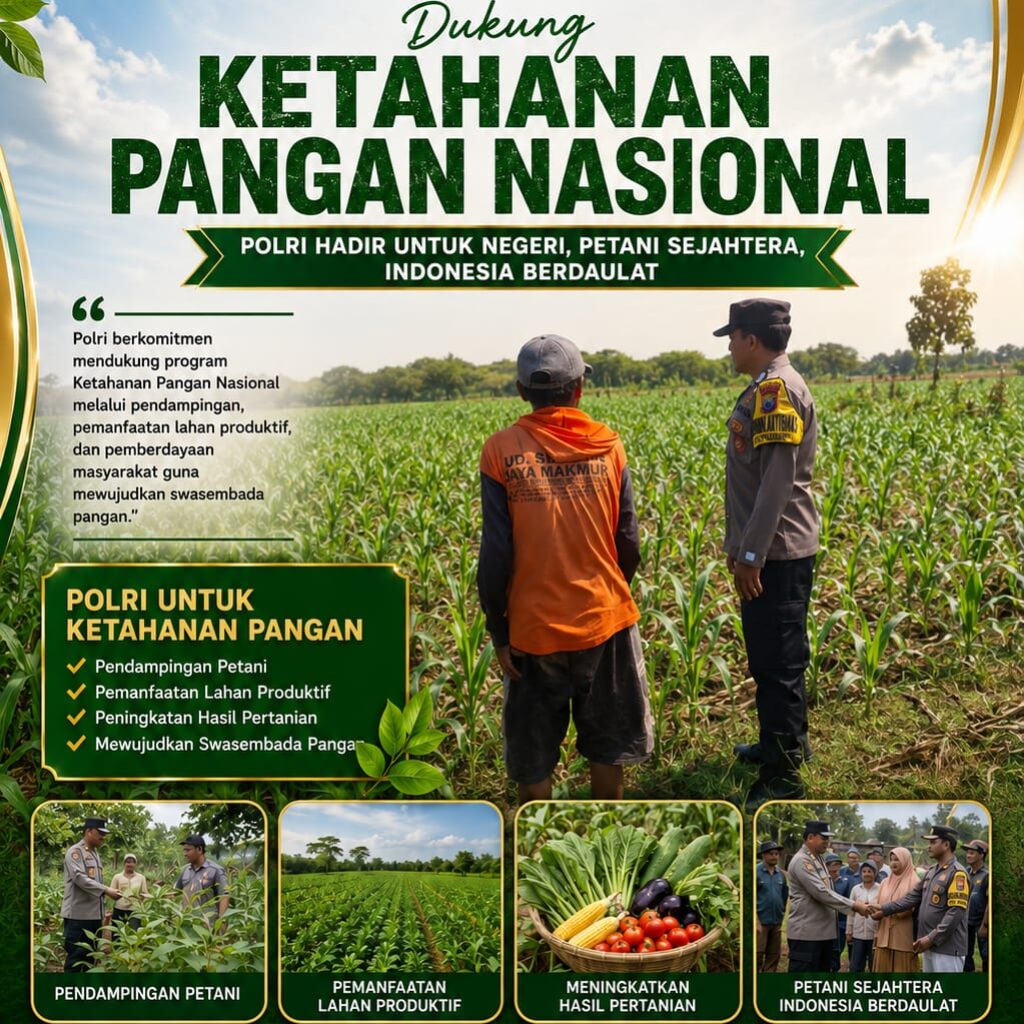 BHABINKAMTIBMAS PANTAU PERTUMBUHAN TANAMAN JAGUNG WARGA DI DESA BINAAN