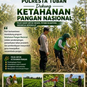DALAM RANGKA MENDUKUNG PROGRAM KETAHANAN PANGAN, BHABINKAMTIBMAS DESA NGAWUN POLSEK PARENGAN SAMBANGI PETANI JAGUNG DI DESA NGAWUN KEC. PARENGAN