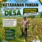 Polsek Bangilan Dorong Ketahanan Pangan Dimulai dari Desa