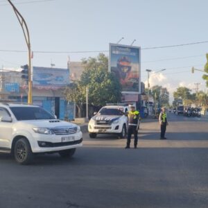 Pelayanan Prima, Satlantas Polres Bima Kabupaten Gelar Rawan Pagi di Jam Sibuk