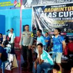 Amankan Final dan Penutupan Turnamen Badminton Alas Cup II, Personil Polsek Alas Pastikan Berjalan Lancar