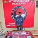 Nekad Edarkan Narkoba Jenis Sabu Pria Asal Kecamatan Plampang ini Diringkus Satreskoba Polres Bima Kabupaten 78,56 BB Disita