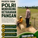 Polri Dukung Astacita, Polsek Merakurak Polres Tuban Turun Cek Tanaman Jagung Warga di Desa Tuwiri Wetan