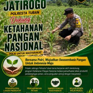 Dukung Asta Cita, Polsek Jatirogo Turun Langsung Pantau Ladang Jagung Warga Desa Paseyan