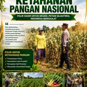 Dukung Ketahanan Pangan, Polsek Kerek Sambang Lahan Jagung di Desa Binaan