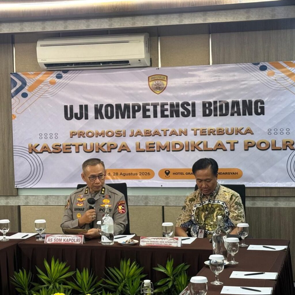 Polri Buka Seleksi Terbuka Kasetukpa Lemdiklat, 13 Perwira Ikuti Uji Kompetensi