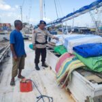 Satpolairud Polres Bima Kota Awasi ABK Kapal, Antisipasi Pencurian dan Penyelundupan Barang Terlarang