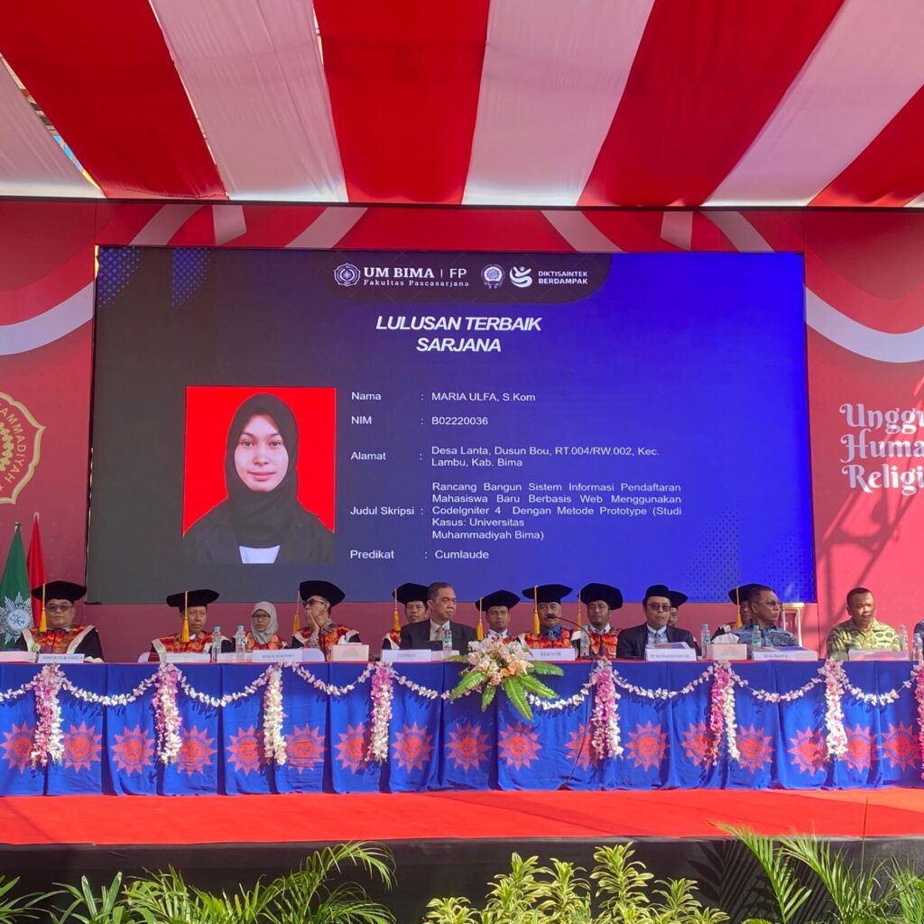 Kapolres Bima Kota Hadiri Wisuda Sarjana dan Magister Angkatan Ke-V Universitas Muhammadiyah Bima