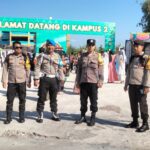 Polsek Asakota Hadir Berikan Rasa Aman di Tengah Wisuda Universitas Muhammadiyah Bima