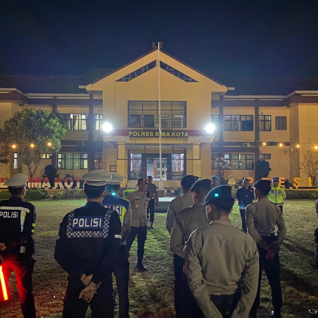 50 Personel Polres Bima Kota Gelar Patroli KRYD Strong Point Presisi, Kamtibmas Jadi Prioritas