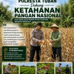 DALAM RANGKA MENDUKUNG PROGRAM KETAHANAN PANGAN, ANGGOTA POLSEK PARENGAN POLRESTA TUBAN SAMBANGI PETANI JAGUNG DI DESA SELOGABUS KEC. PARENGAN