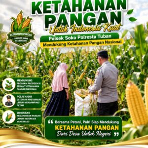 Polsek Soko Polresta Tuban Turun Langsung Cek Tanaman Jagung Warga