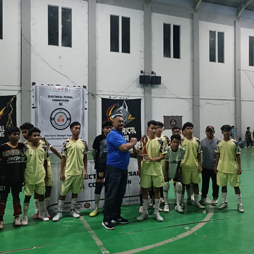 Semarak Final Electrical Futsal Competition 3 Tahun 2026, Polsek Sumbawa Kawal Ketat Penutupan Turnamen