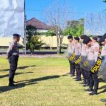 Tingkatkan Kesiapsiagaan, Sat Samapta Polres Sumbawa Barat Gelar Latihan Dalmas
