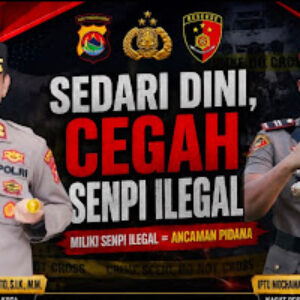 Sedari Dini, Cegah Senpi Ilegal, Polres Bima Kota Imbau Warga Serahkan Sukarela