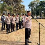 Jelang Pilkades Serentak 2026, Polres Sumbawa Barat Gelar Simulasi Sispamkota