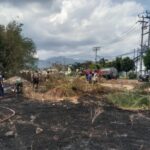 Kebakaran Lahan di Meninting Berhasil Dipadamkan