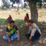 BHABINKAMTIBMAS SERAKAPI SAMBANG PETANI, DORONG OPTIMALISASI LAHAN PEKARANGAN