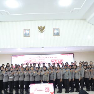 Polwan Polda NTB Ikuti Seminar Hari Jadi ke-78 Polwan RI Secara Virtual