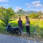 Dukung Program Asta Cita Presiden, Bhabinkamtibmas Desa Sebasang Sambangi Petani di Dusun Sebasang Ketanga