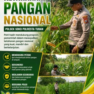 Polsek Soko Polresta Tuban Turun Langsung Cek Tanaman Jagung Warga