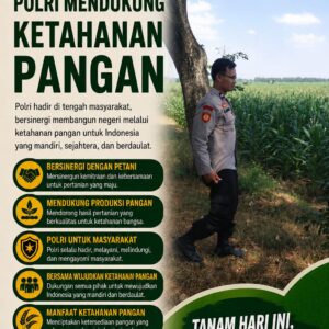 Polri Dukung Astacita, Polsek Merakurak Polres Tuban Turun Cek Tanaman Jagung Warga di Desa Tuwiri Wetan