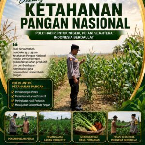 “DUKUNG KETAHANAN PANGAN, POLSEK KEREK PEMANTAUAN TANAMAN JAGUNG DI DESA BINAAN”