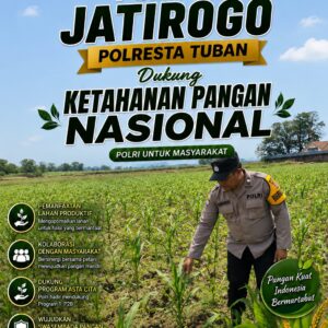 Polsek Jatirogo Turun ke Lahan produktif Desa Demit Wujudkan Dukungan Astacita Swasembada Pangan