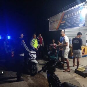 Cegah Potensi Gangguan Kamtibmas, Polsek Lape Gencarkan Patroli Presisi Rinjani di Wilayah Hukum Sumbawa