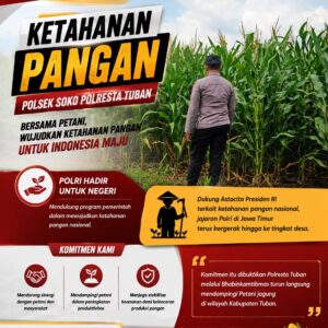 Polsek Soko Polresta Tuban Turun Langsung Cek Tanaman Jagung Warga