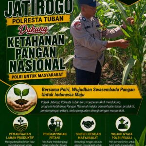 Dukung Asta Cita, Polsek Jatirogo Turun Langsung Pantau Ladang Jagung Warga Desa Paseyan