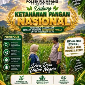 Polsek Plumpang Polresta Tuban Turun Langsung Cek Tanaman Jagung Warga