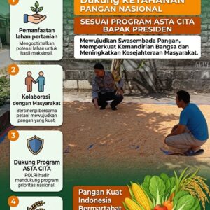 ANGGOTA POLSEK GRABAGAN SAMBANG DESA BINAAN, PANTAU LAHAN JAGUNG DAN MEMASTIKAN SISTEM IRIGASI MASIH LANCAR