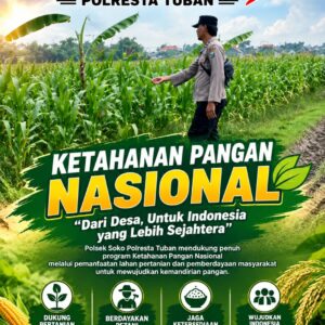 Polsek Soko Polresta Tuban Turun Langsung Cek Tanaman Jagung Warga