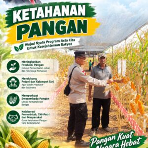 Polri Dukung Astacita, Polsek Merakurak Polres Tuban Turun Cek Tanaman Jagung Warga di Desa Tuwiri Wetan