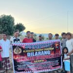 Pastikan Wilayah Hukumnya Bebas Hotspot, Polsek Soromandi Gencarkan Patroli dan Sosialisasi Larangan Karhutla