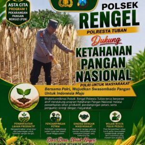ANGGOTA POLSEK GRABAGAN SAMBANG DESA BINAAN, PANTAU LAHAN JAGUNG DAN MEMASTIKAN SISTEM IRIGASI MASIH LANCAR