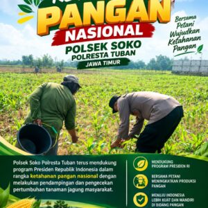 Polsek Soko Polresta Tuban Turun Langsung Cek Tanaman Jagung Warga