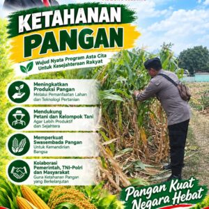 Polri Dukung Astacita, Polsek Merakurak Polres Tuban Turun Cek Tanaman Jagung Warga di Desa Tuwiri Wetan