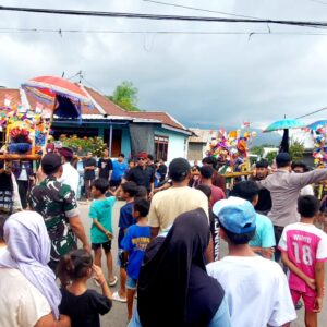 Lestarikan Adat Istiadat, Polsek Alas Kawal Ketat Tradisi Mongguk Beriring Musik Kecimol di Desa Baru