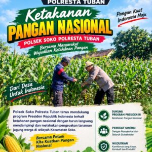 Polsek Soko Polresta Tuban Turun Langsung Cek Tanaman Jagung Warga