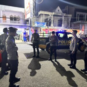 Cegah Tawuran dan Balap Liar, Polres Bima Kota Gelar Patroli Skala Besar Strong Point Rinjani