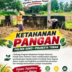 Polsek Soko Polresta Tuban Turun Langsung Cek Tanaman Jagung Warga
