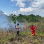 Cegah Perambantan Hutan dan Perburuan Liar, Polsek Tambora Gelar Patroli Gabungan di Kawasan Balai Taman Nasional Tambora