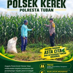 “BHABINKAMTIBMAS DESA SUMBERARUM PANTAU PERTUMBUHAN TANAMAN JAGUNG DI DESA BINAAN”